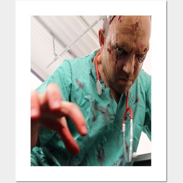 Zombie surgeon Wall Art by Fussell Films